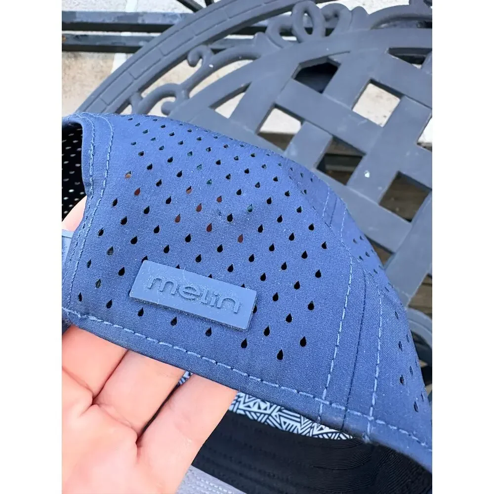 Melin Odyssea Hydro Navy Waterproof Snapback Hat Adjustable Classic